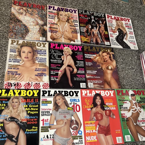 1999 playboy magazine lot - 1999,