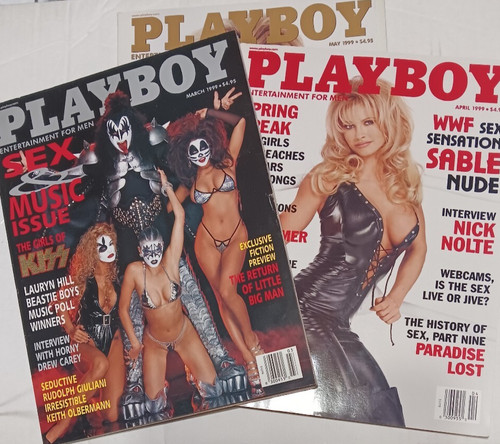 Vintage 1999 playboy magazines - vintage,