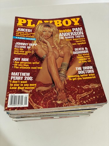 Lot playboy magazines - 19,